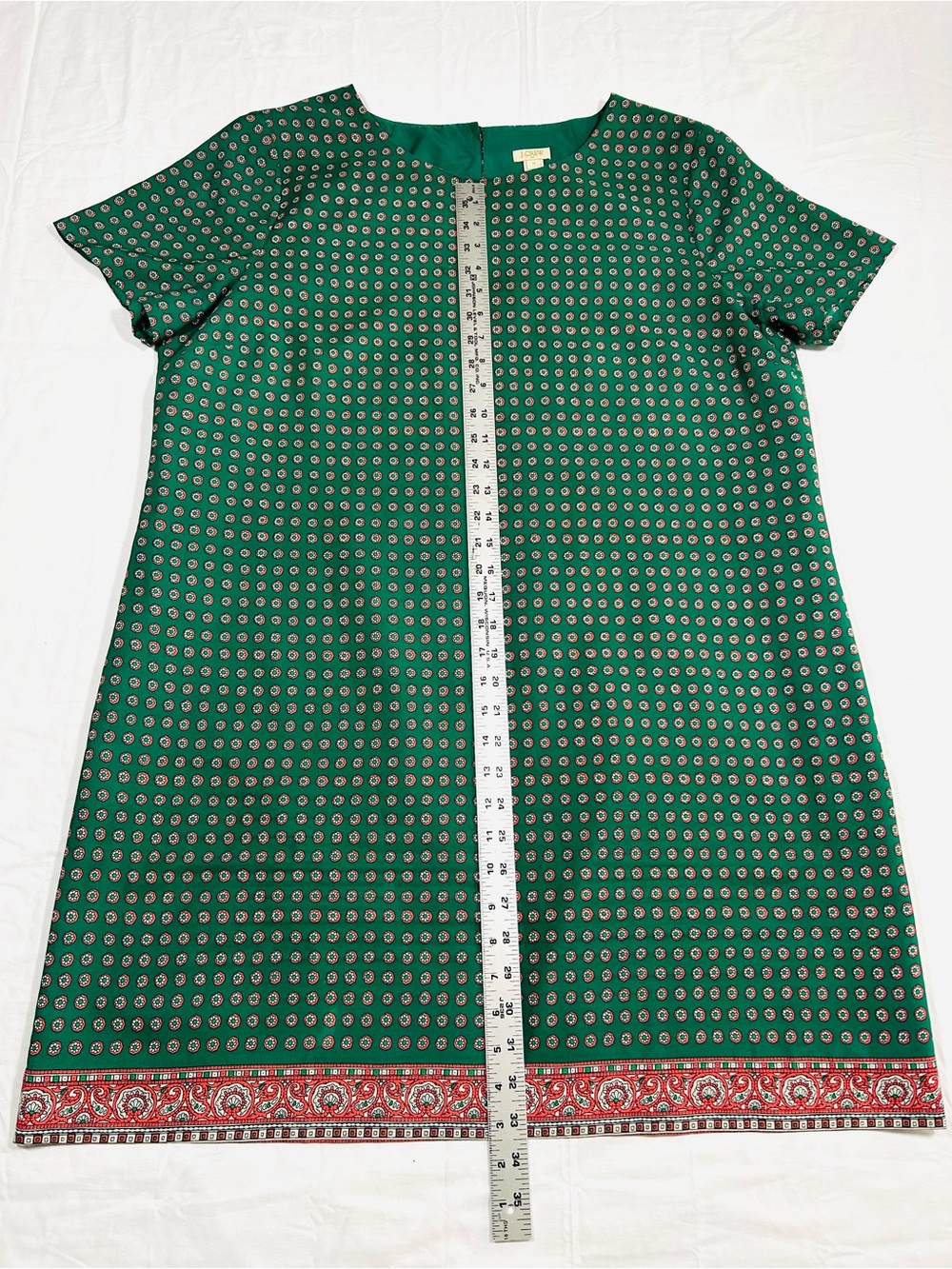 J Crew Short Sleeve Gingham dress - Picture 6 of 9